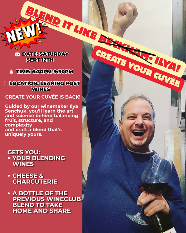 Create your Cuvèe- Blending Seminar with Ilya -Non Members