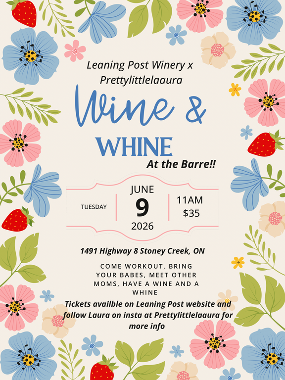 Wine & Whine at the Barre!